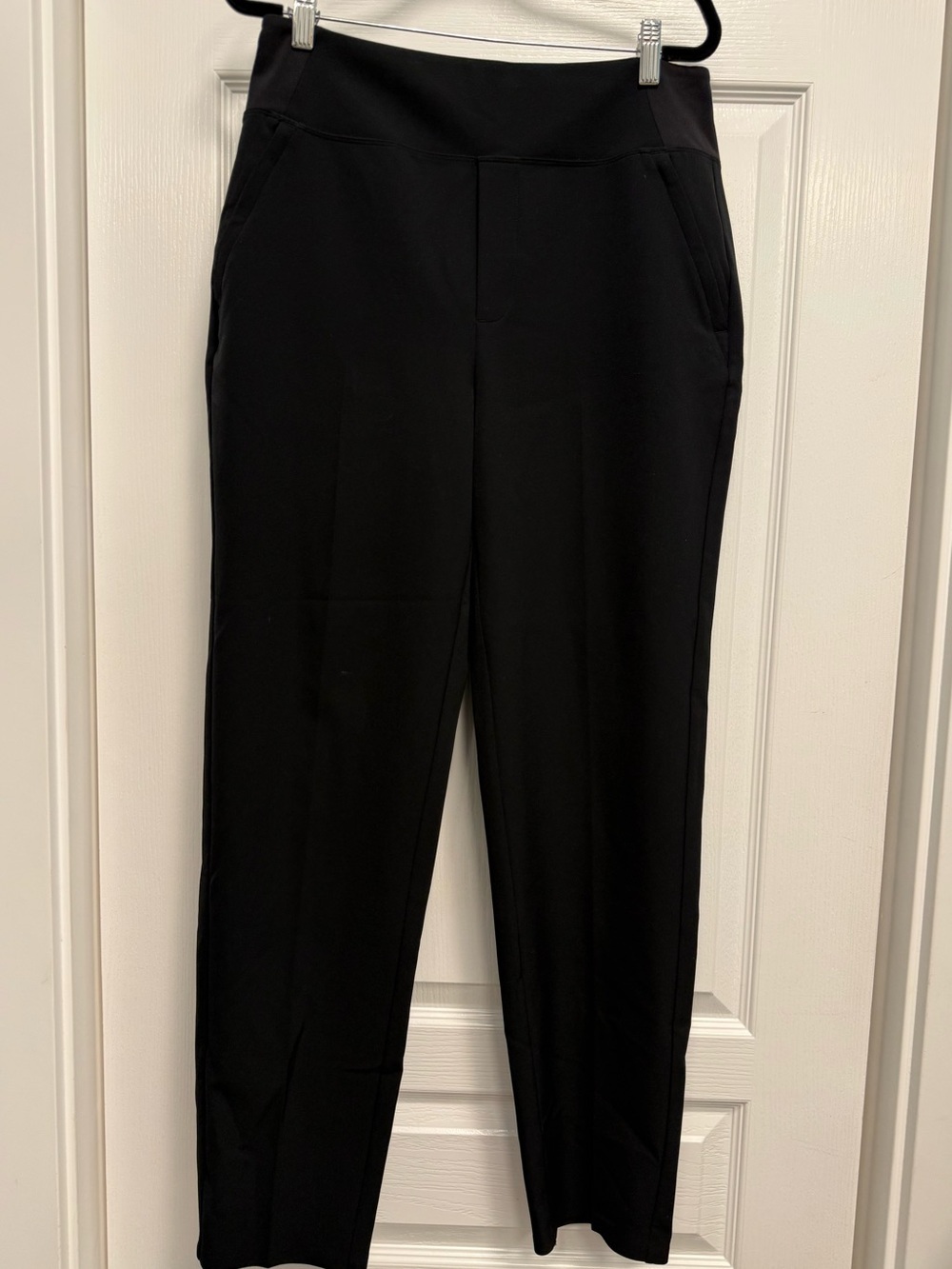 Athleta Black Endless High Rise Straight-Leg Pull-On Pants, 8T